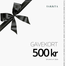 Last inn bildet i Galleri-visningsprogrammet, IAKKTA gavekort