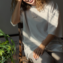 Last inn bildet i Galleri-visningsprogrammet, &quot;Glem det&quot; print - oversized t-skjorte i 100 % bomull
