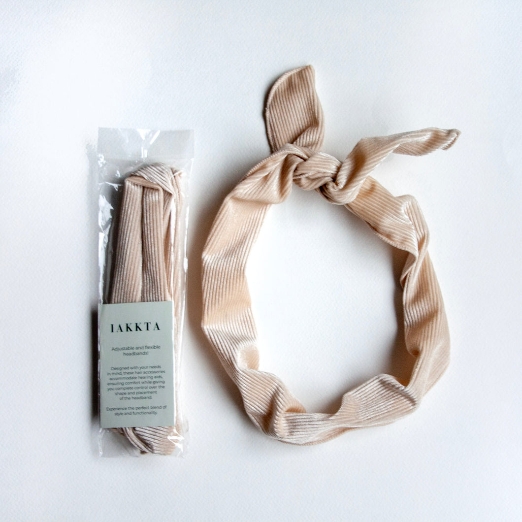 Twisty Hårbånd IAKKTA Beige 